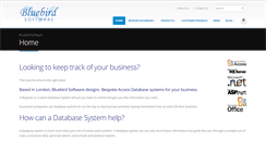Desktop Screenshot of bluebirdsoftware.co.uk